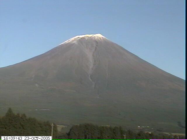 写真：富士宮から望む富士山