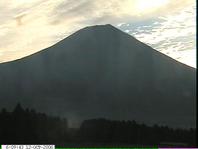 写真：富士宮から望む富士山