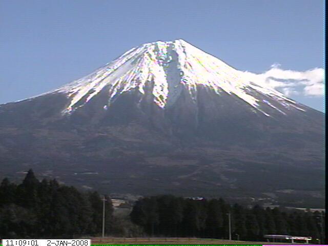 写真：富士宮から望む富士山