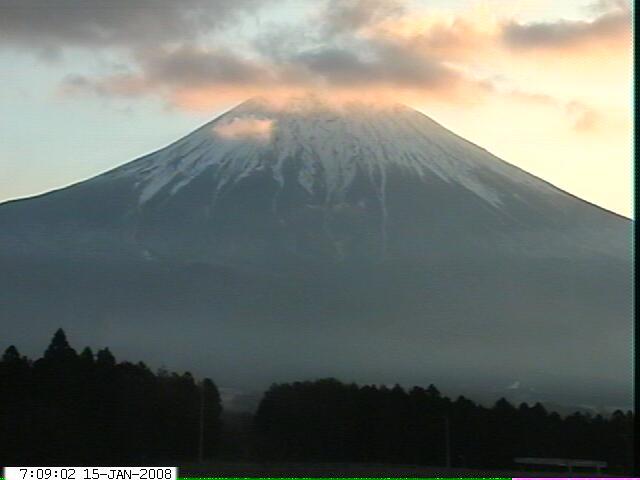 写真：富士宮から望む富士山