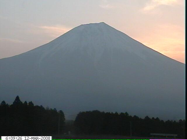 写真：富士宮から望む富士山