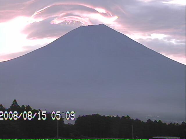 写真：富士宮から望む富士山