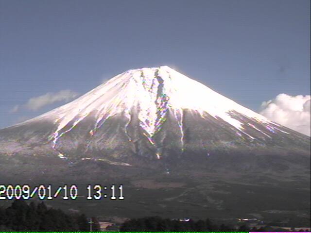 写真：富士宮から望む富士山