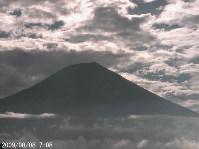 写真：富士宮から望む富士山