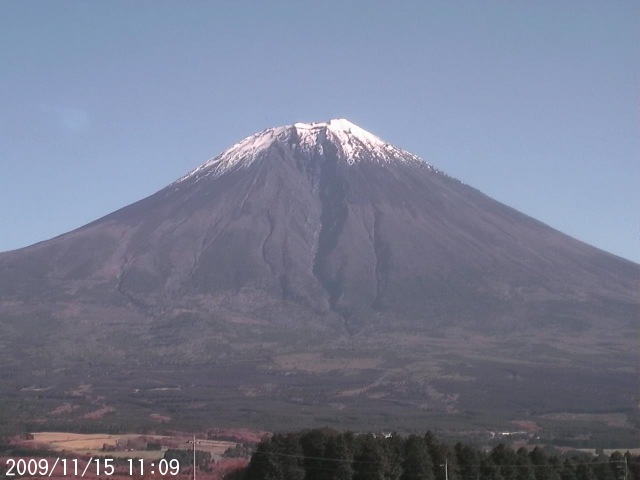 写真：富士宮から望む富士山