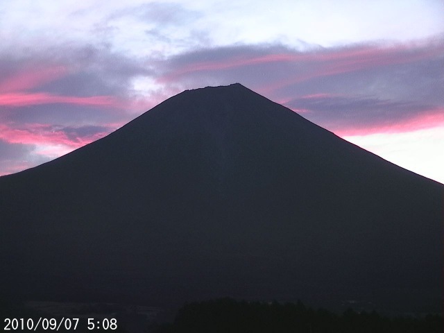 写真：富士宮から望む富士山