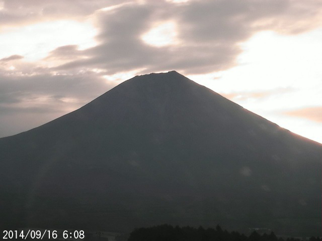 写真：富士宮から望む富士山