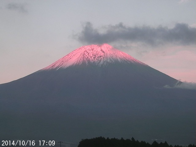 写真：富士宮から望む富士山