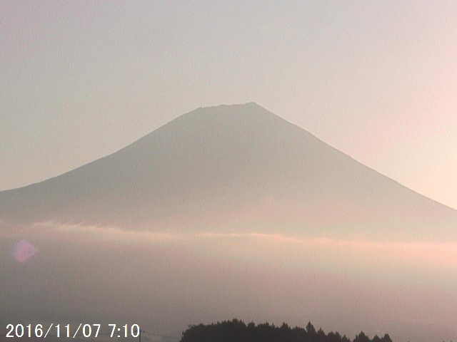 写真：富士宮から望む富士山