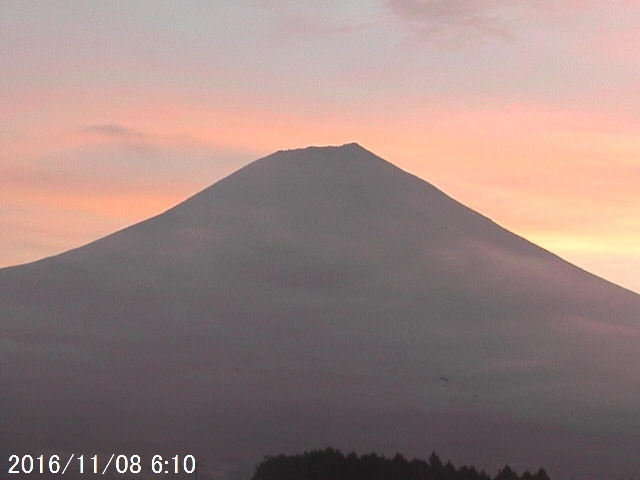 写真：富士宮から望む富士山