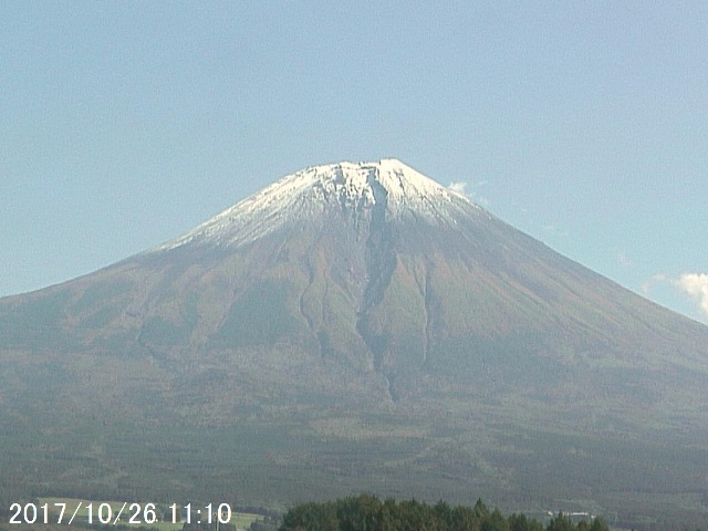 写真：富士宮から望む富士山