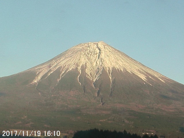 写真：富士宮から望む富士山