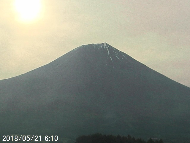 写真：富士宮から望む富士山