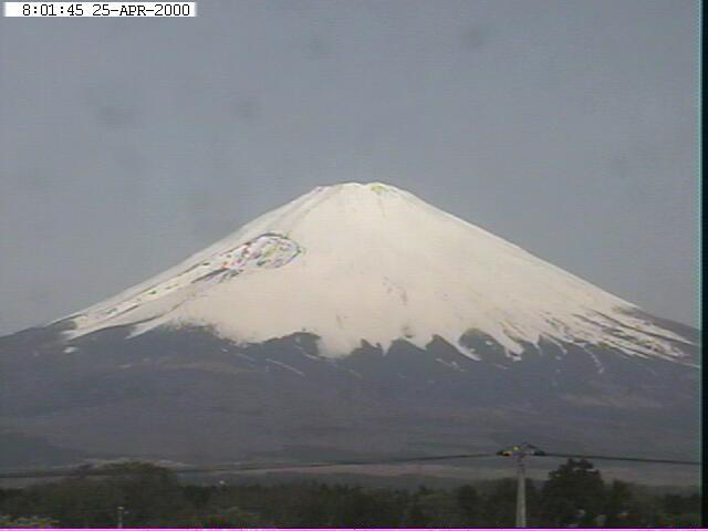 写真：御殿場から望む富士山