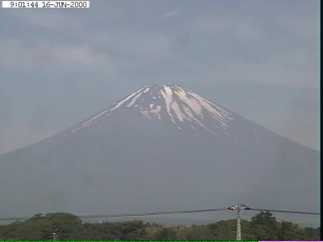 写真：御殿場から望む富士山