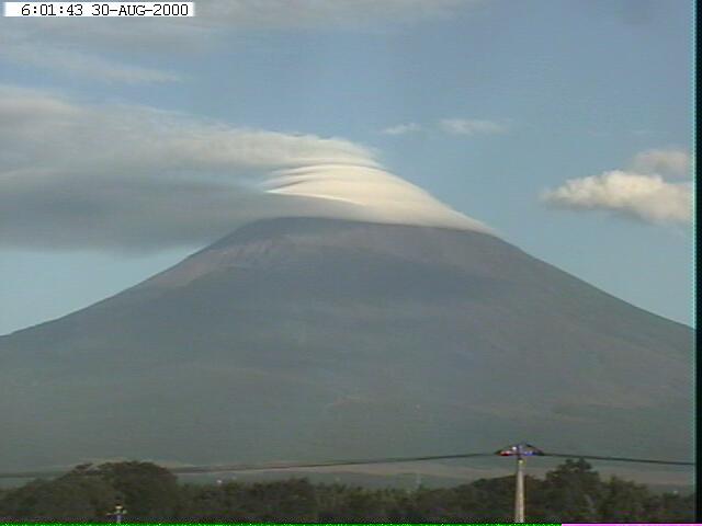 写真：御殿場から望む富士山