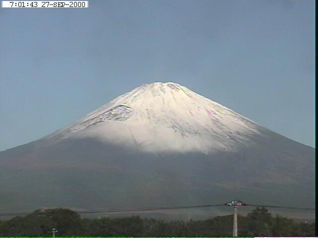 写真：御殿場から望む富士山