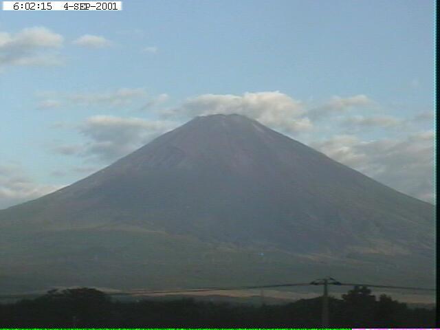 写真：御殿場から望む富士山