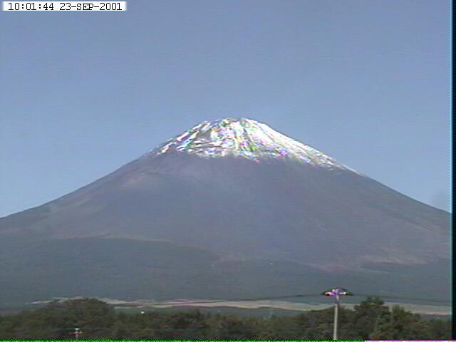 写真：御殿場から望む富士山