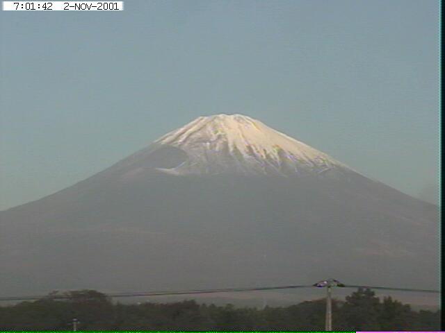 写真：御殿場から望む富士山