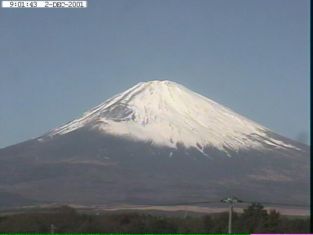 写真：御殿場から望む富士山