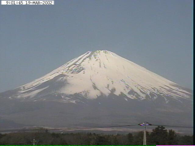 写真：御殿場から望む富士山