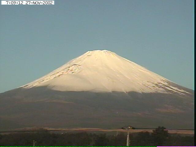 写真：御殿場から望む富士山