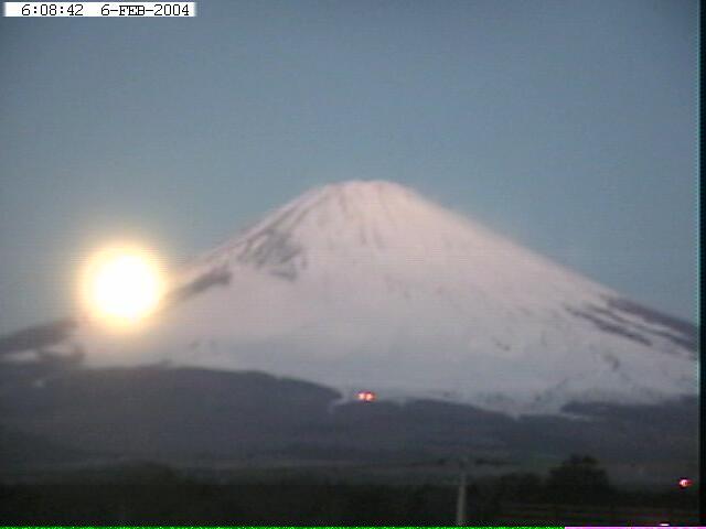 写真：御殿場から望む富士山