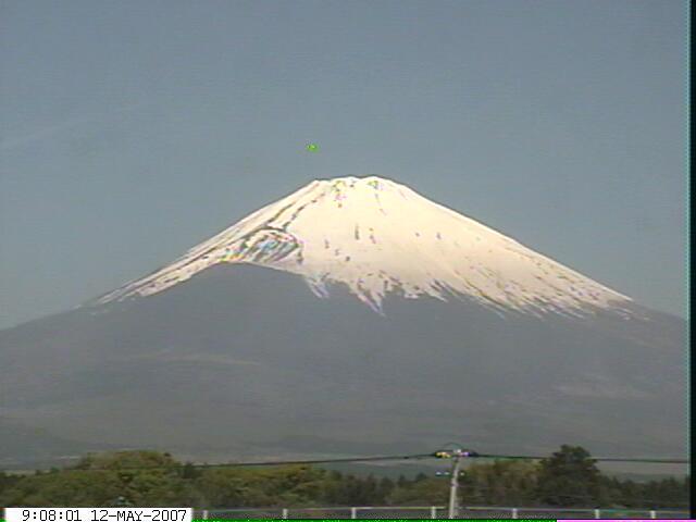 写真：御殿場から望む富士山