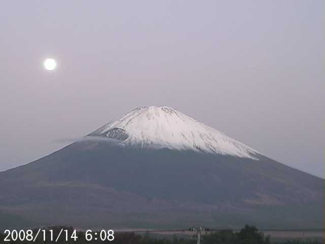 写真：御殿場から望む富士山