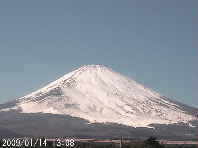 写真：御殿場から望む富士山