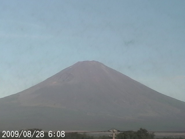 写真：御殿場から望む富士山