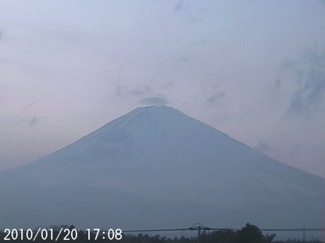 写真：御殿場から望む富士山