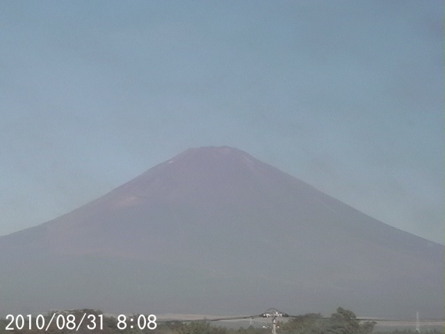 写真：御殿場から望む富士山