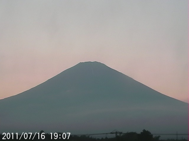 写真：御殿場から望む富士山