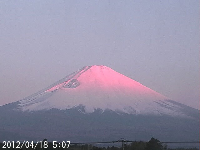 写真：御殿場から望む富士山