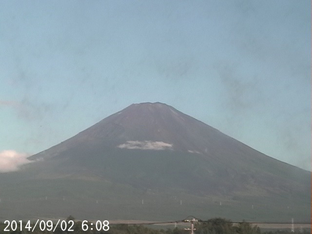 写真：御殿場から望む富士山