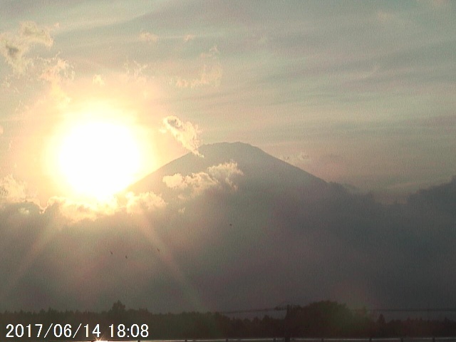 写真：御殿場から望む富士山