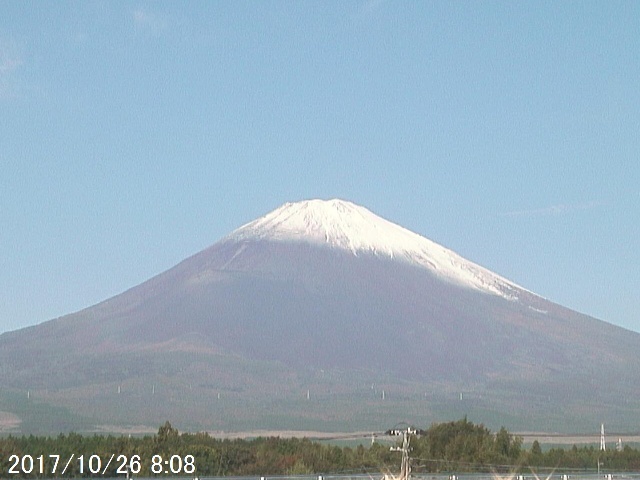 写真：御殿場から望む富士山