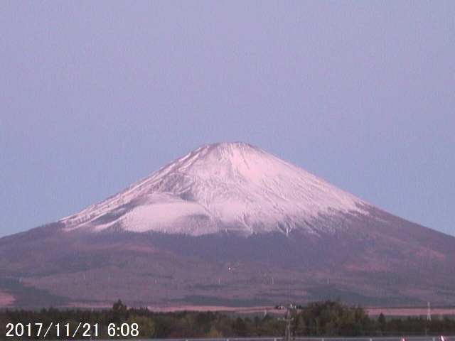 写真：御殿場から望む富士山