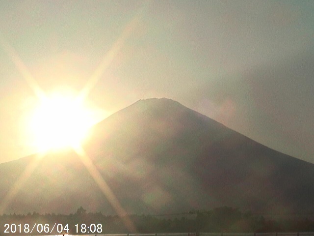 写真：御殿場から望む富士山