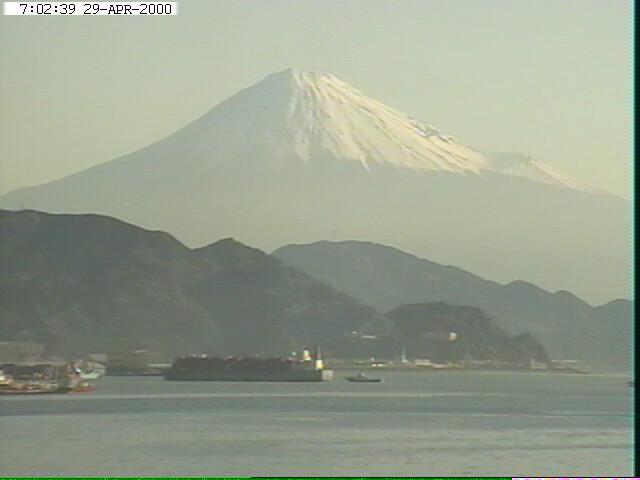 写真：清水から望む富士山