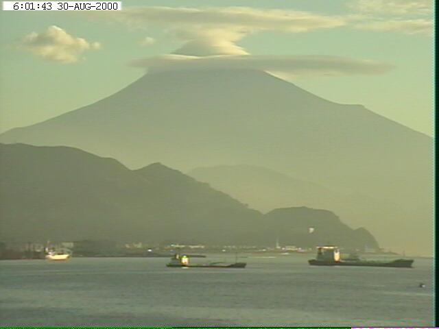 写真：清水から望む富士山