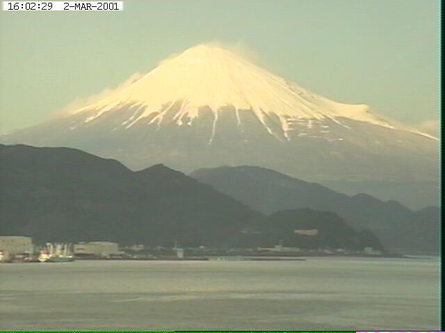 写真：清水から望む富士山