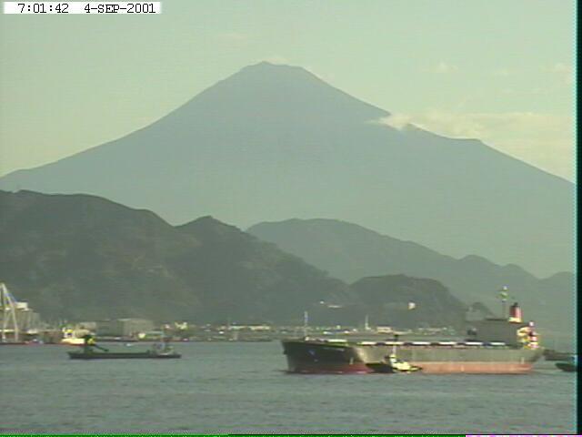 写真：清水から望む富士山