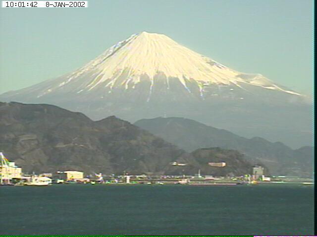 写真：清水から望む富士山