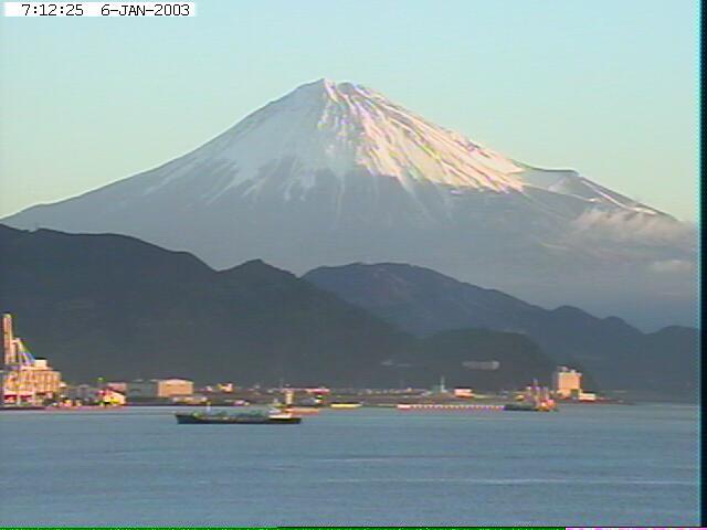 写真：清水から望む富士山