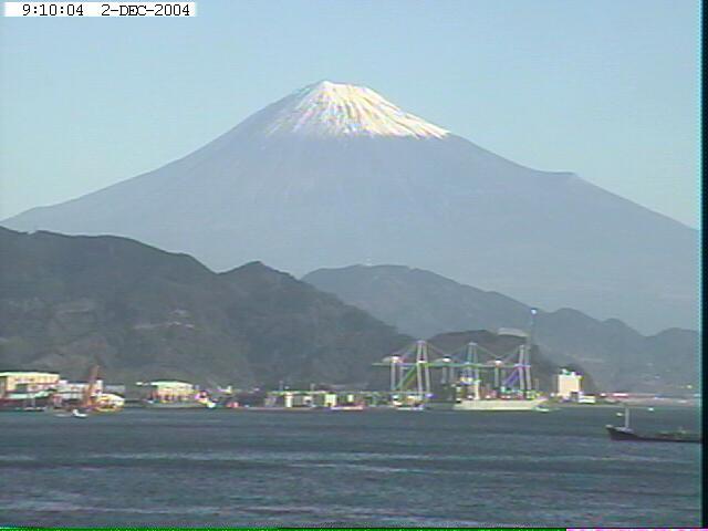 写真：清水から望む富士山