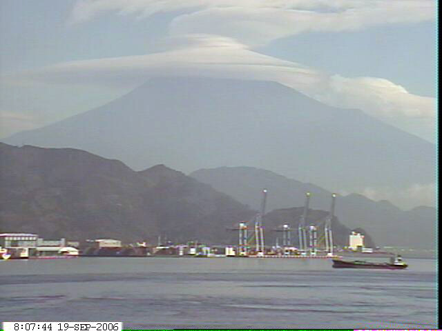 写真：清水から望む富士山