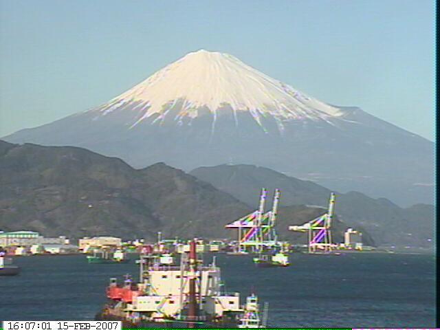 写真：清水から望む富士山